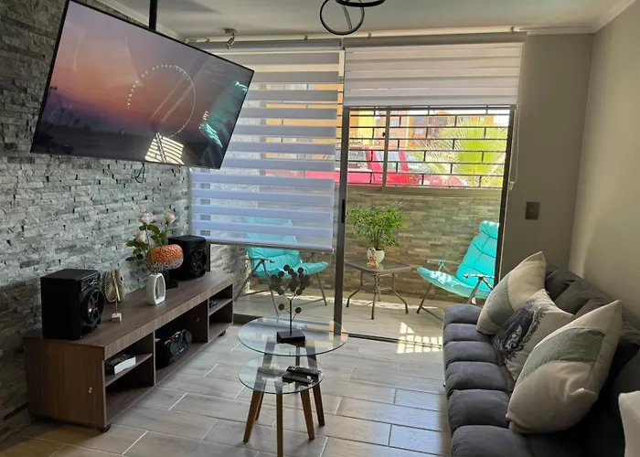 Departamento Cerca Del Mar Con 3 Habitaciones